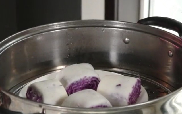 图片[4]-一碗淀粉 一个紫薯 教你做道家常美味 香甜软糯 好吃又好看！-起舞食谱网