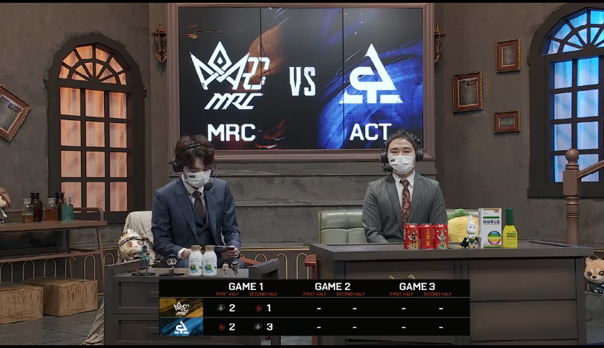 第五人格2021IVL夏季赛常规赛MRC vs ACT第一局