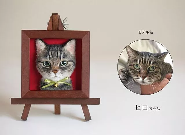 日本艺术家撸猫 Diy手工制作的羊毛毡猫咪 戳到以假乱真 其他 蛋蛋赞