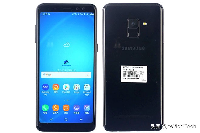 eWisetech：揭露三星中端机Galaxy A8 2018（台版）