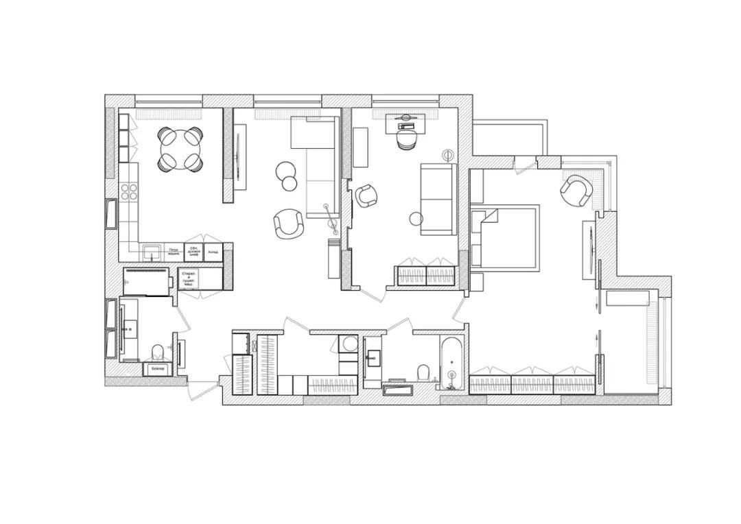 YDD·设计｜120m²私宅设计，黄铜与轻奢的邂逅