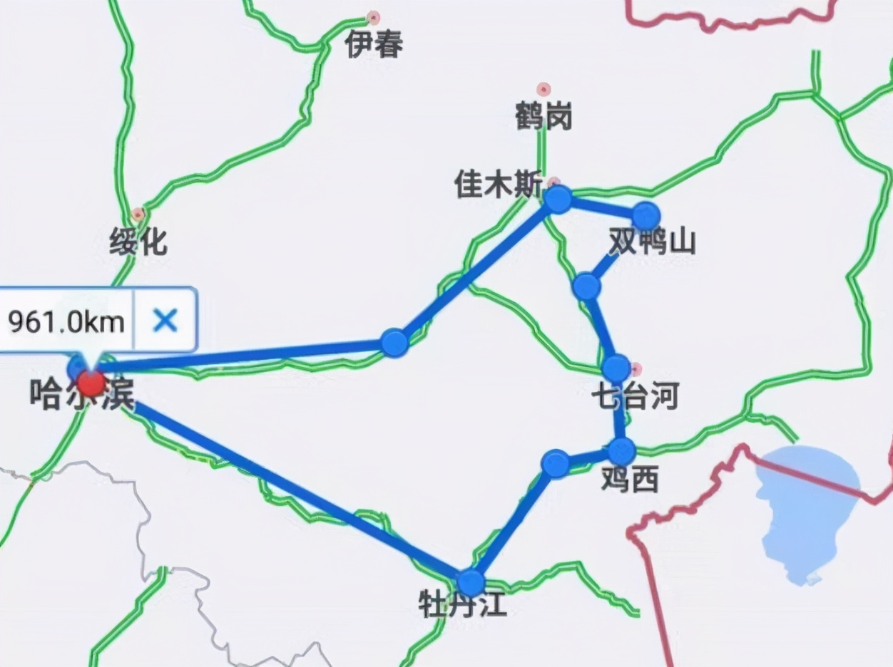 黑龙江省铁路高清地图图片