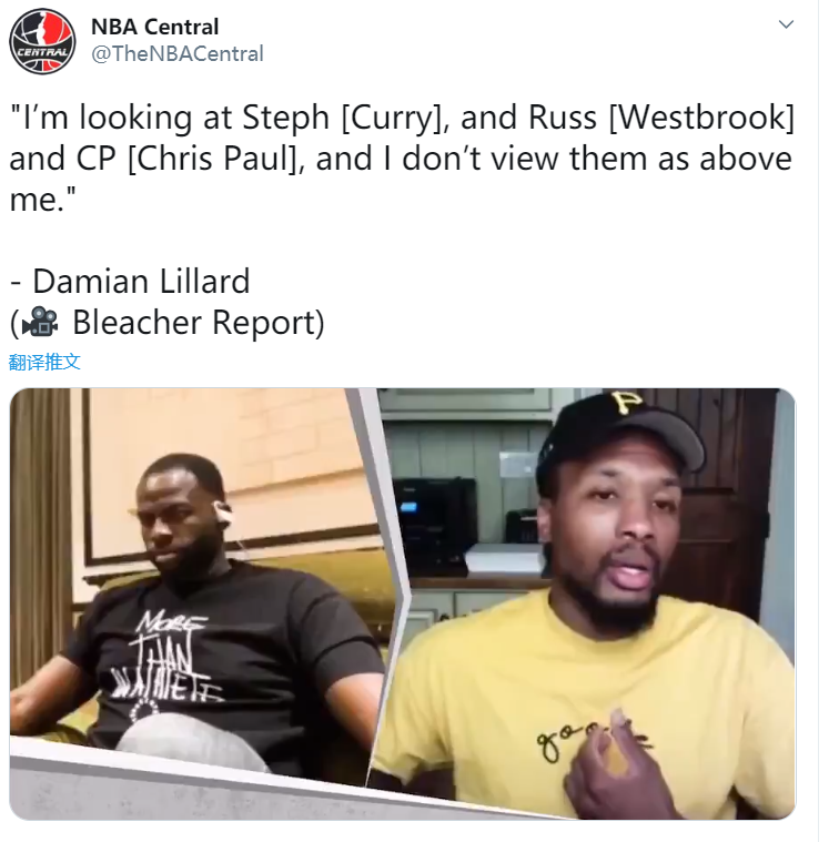 Lillard稱沒有得到該有的尊重：我不比Curry差！可這一數據太扎心：打柯瑞0勝10負！-黑特籃球-NBA新聞影音圖片分享社區