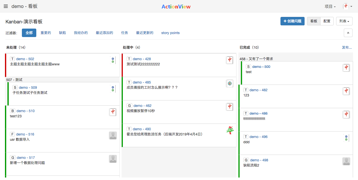 一个替代jira的开源需求管理工具--ActionView