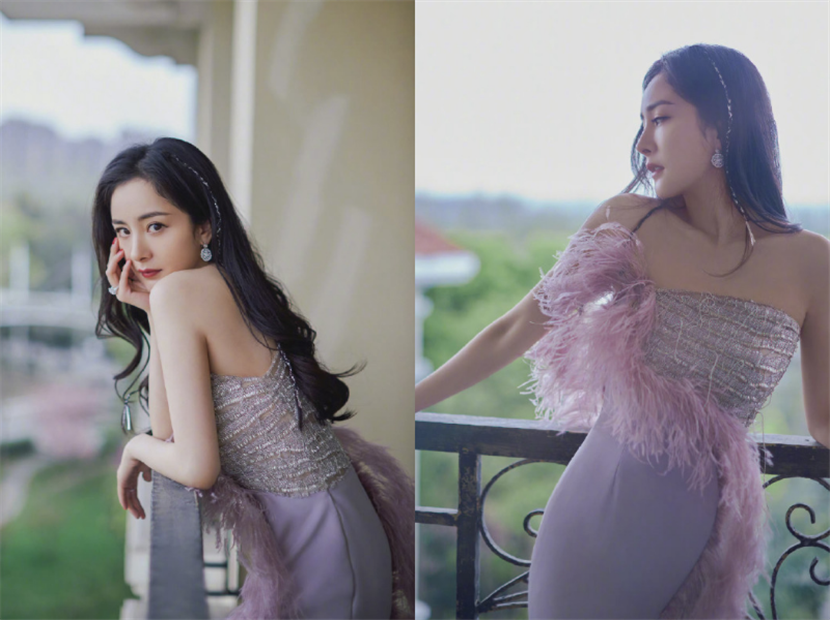 Yang Mi shows body business activity, heart of girl of a suit pink is full, the spot expresses whitening silk: Elder sister is honeymouthed