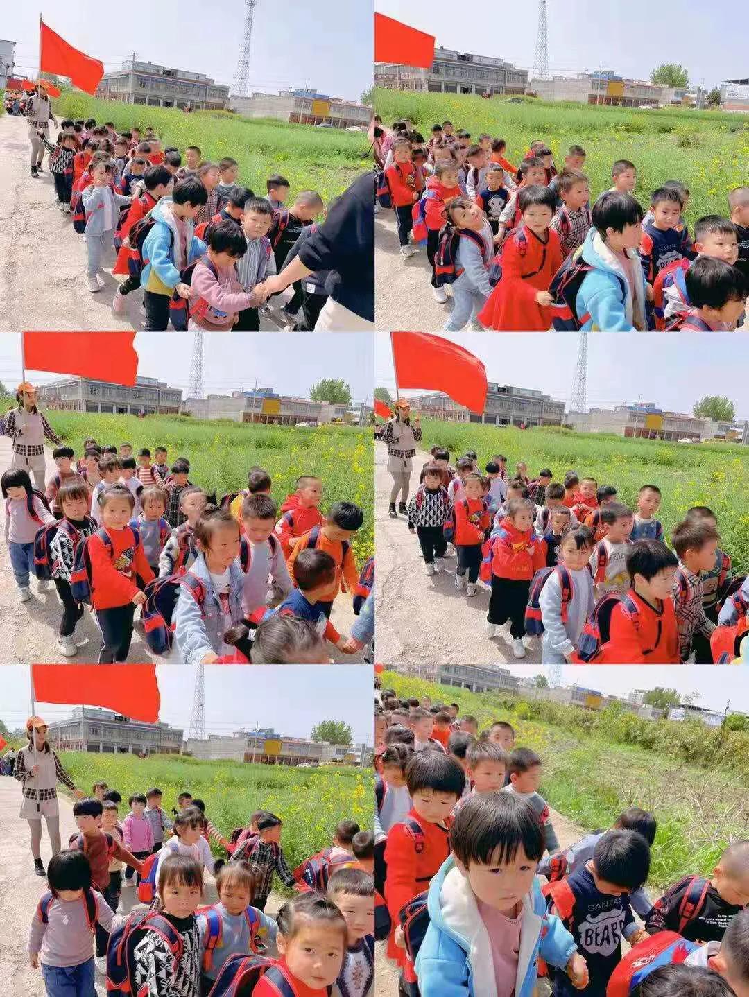 厚坡镇中心幼儿园户外实践活动