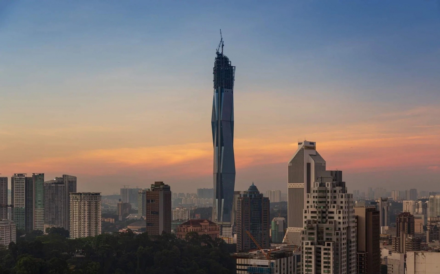 设计高635米！PNB118大厦，今年建成，将成世界第