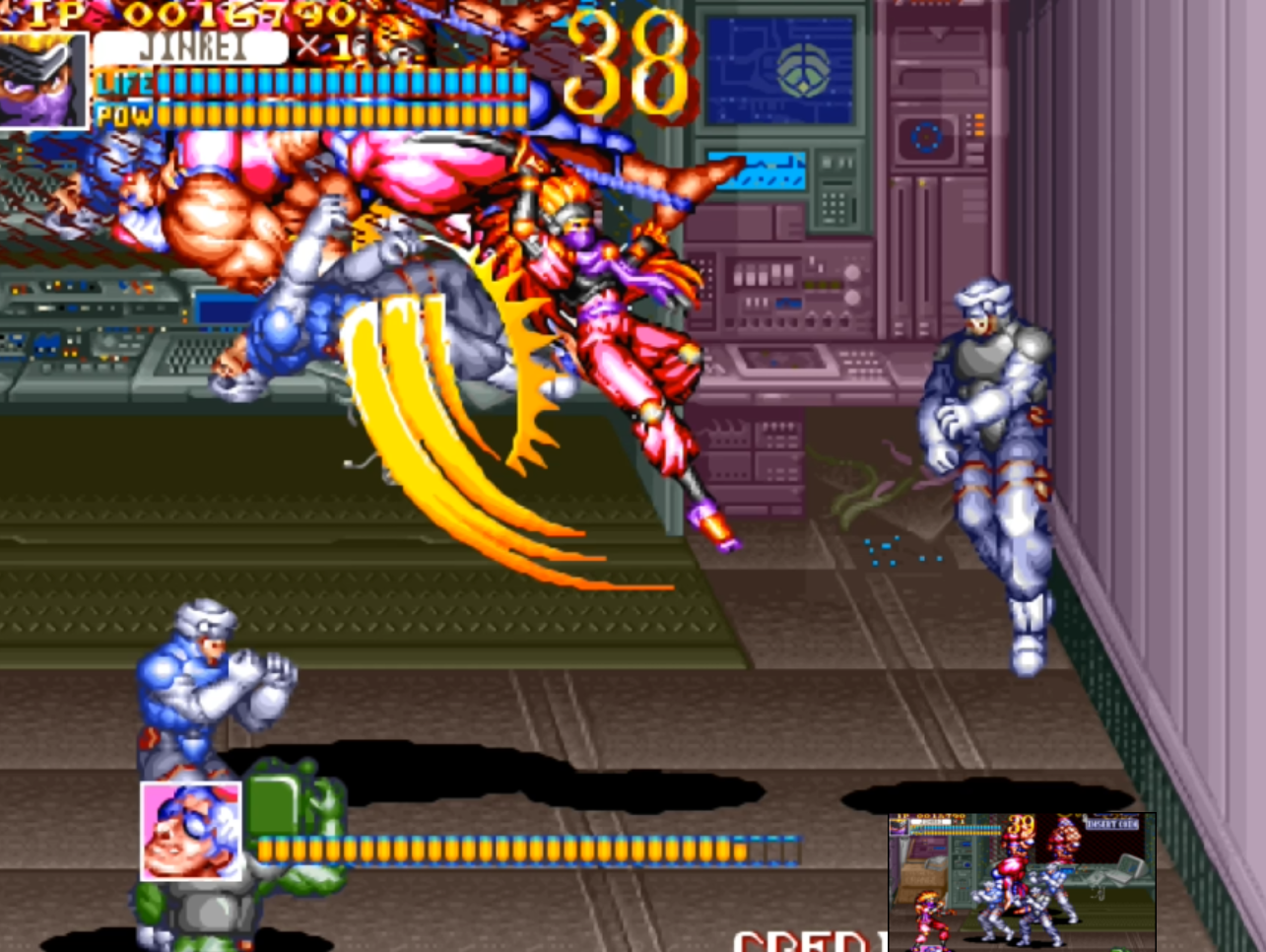 經典街機《恐龍快打》通關百次也未必知道，游戲中還有隱藏招式