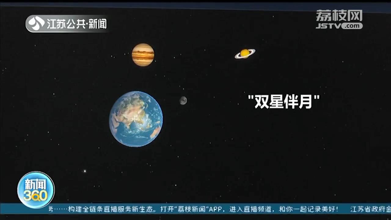 仰望星空 只要天气晴好 双星伴月 9月17日晚凭借肉眼 荔枝网新闻