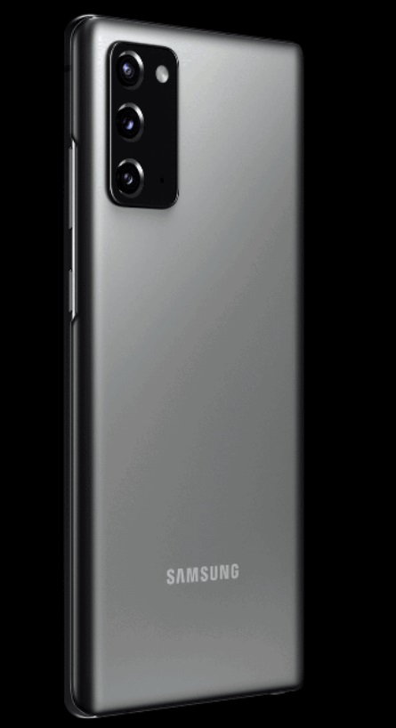 三星Galaxy Note 20全新宣图曝出：垂直居中开洞全面屏手机 后置摄像头三摄
