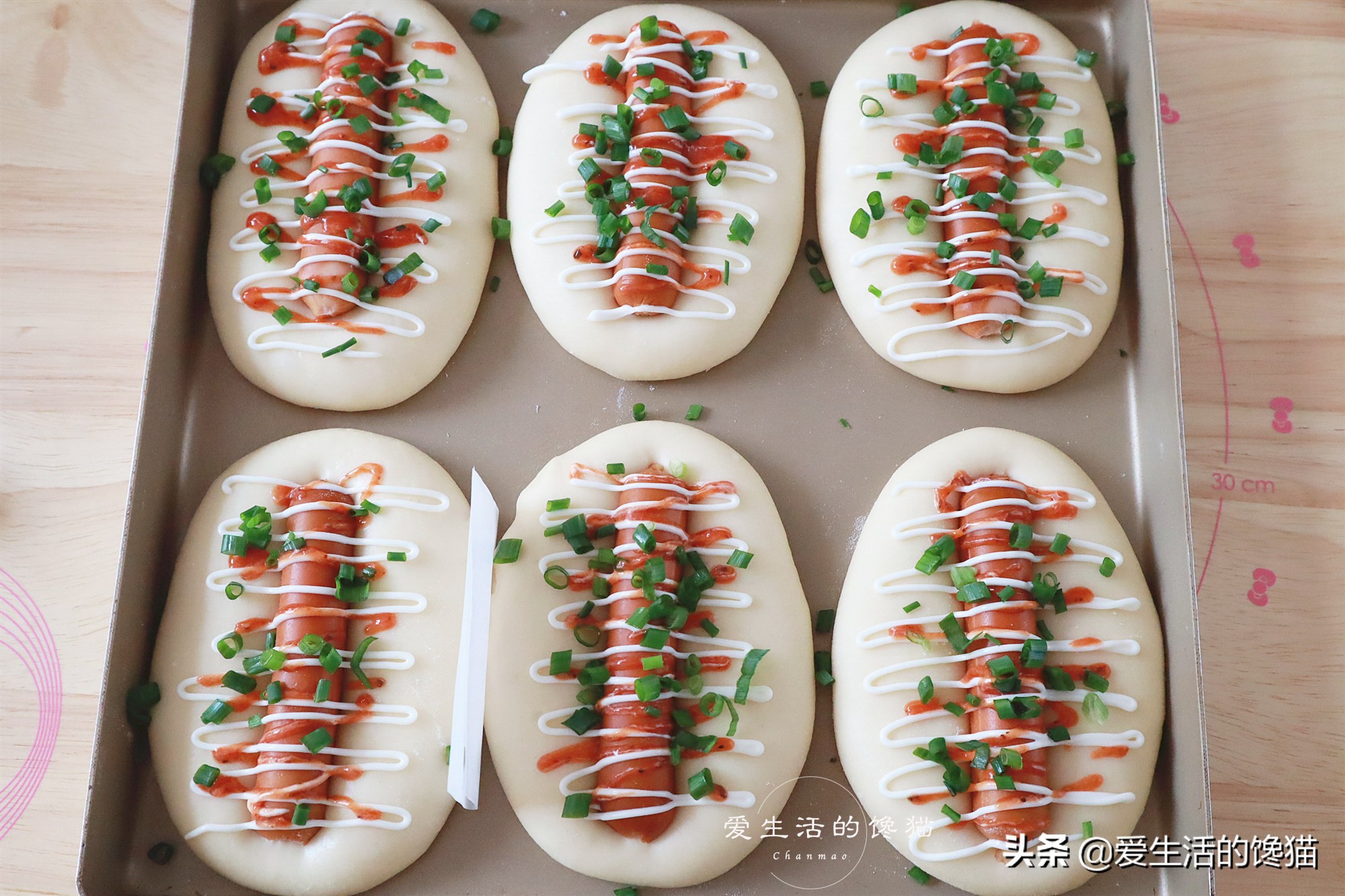 熱狗麵包的懶人做法，用料足，省時省力，香甜柔軟，小白也零失敗