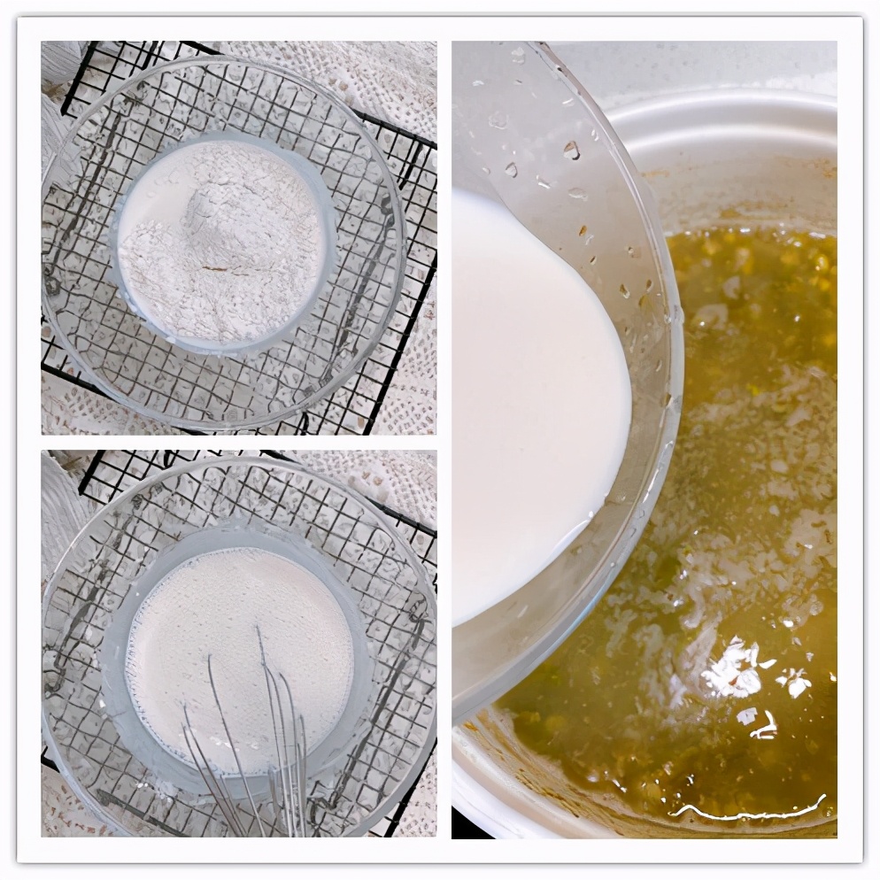 冰凉解暑的绿豆雪糕，自己在家做，香甜细腻无冰碴，小时候的味道