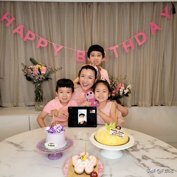 陳茵媺頂替陳豪為兩位兒子理髮網友大讚她的理髮技術不錯