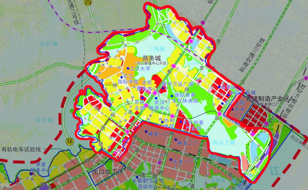 武汉市硚口区规划图图片