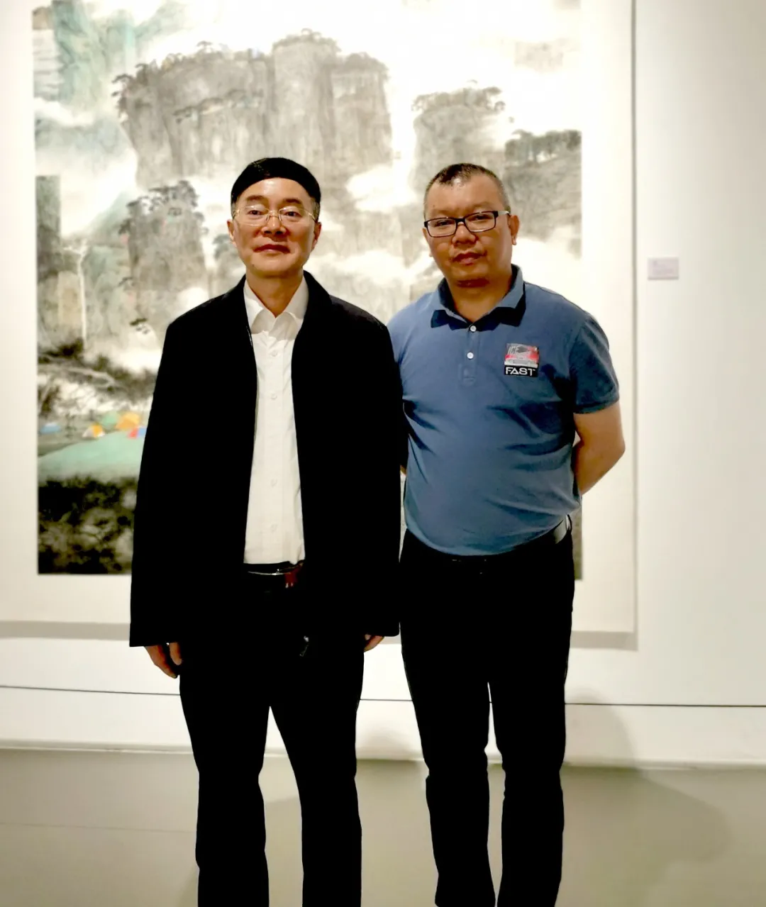 画家未君作品亮相湖南统一战线庆祝中国共产党成立100周年书画展