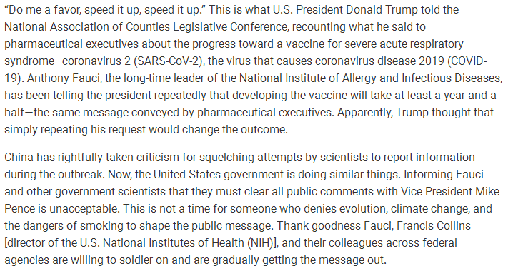 办公地点离白宫仅800米，Science主编隔空再怼特朗普