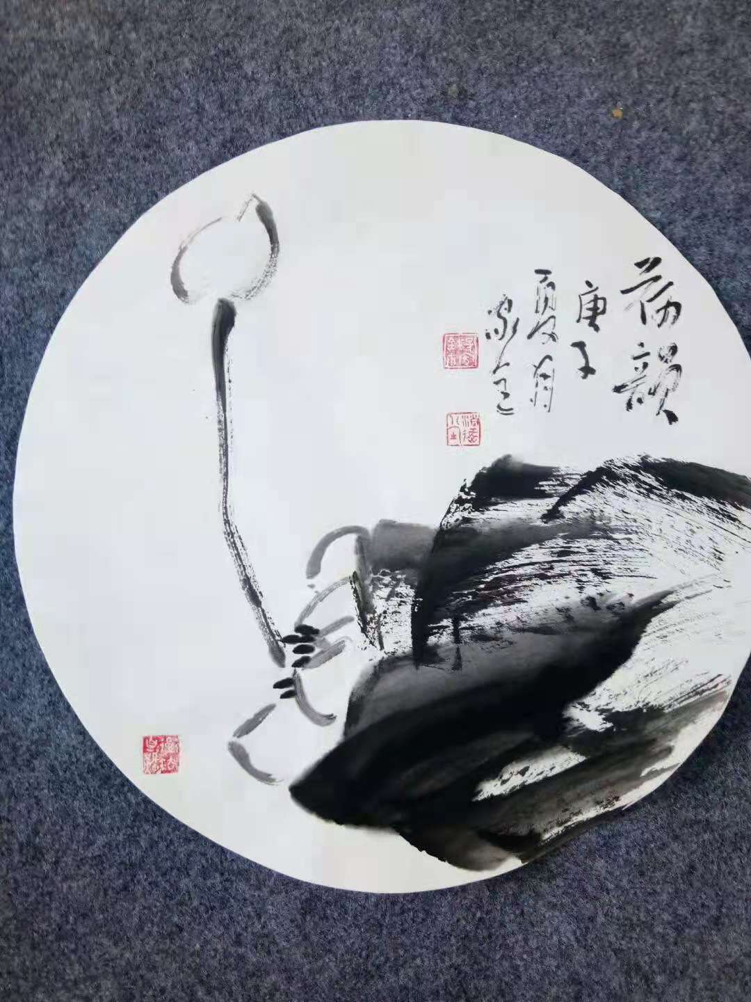 夏日话扇：书画家杨家全老师扇面作品欣赏
