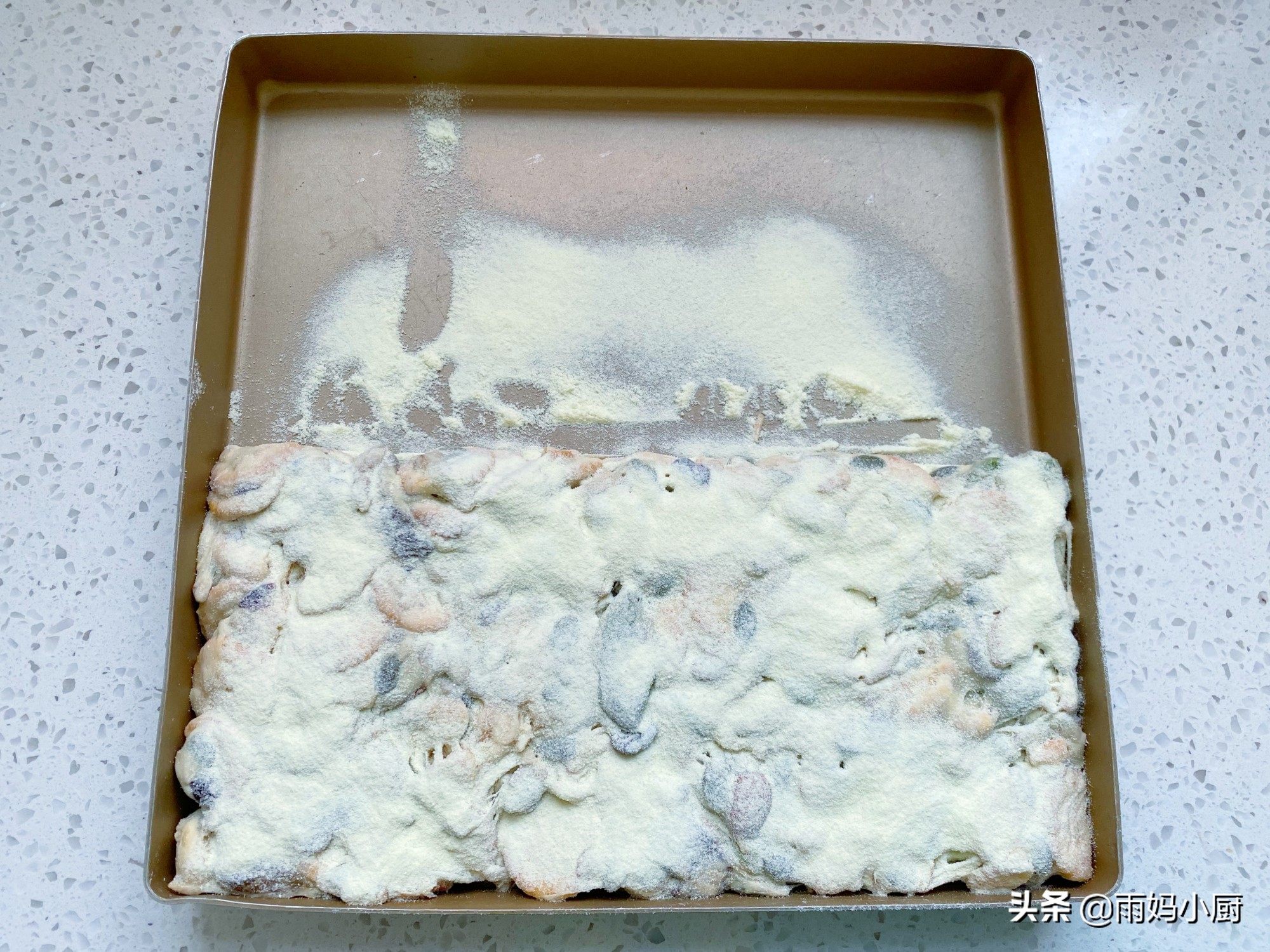 過年小零食雪花酥，香酥美味做法簡單，1口平底鍋10分鐘搞定