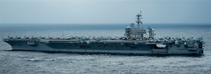 大動作！美國宣布：羅斯福航空母艦進駐“南中國海”