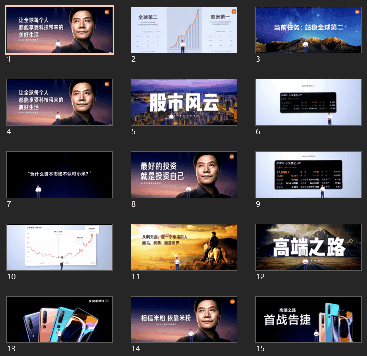 199页小米发布会的PPT，我最喜欢这些技巧