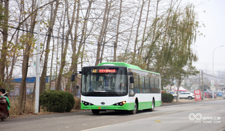 比亞迪純電動公交車首投泗陽 綠色公交再添新動能