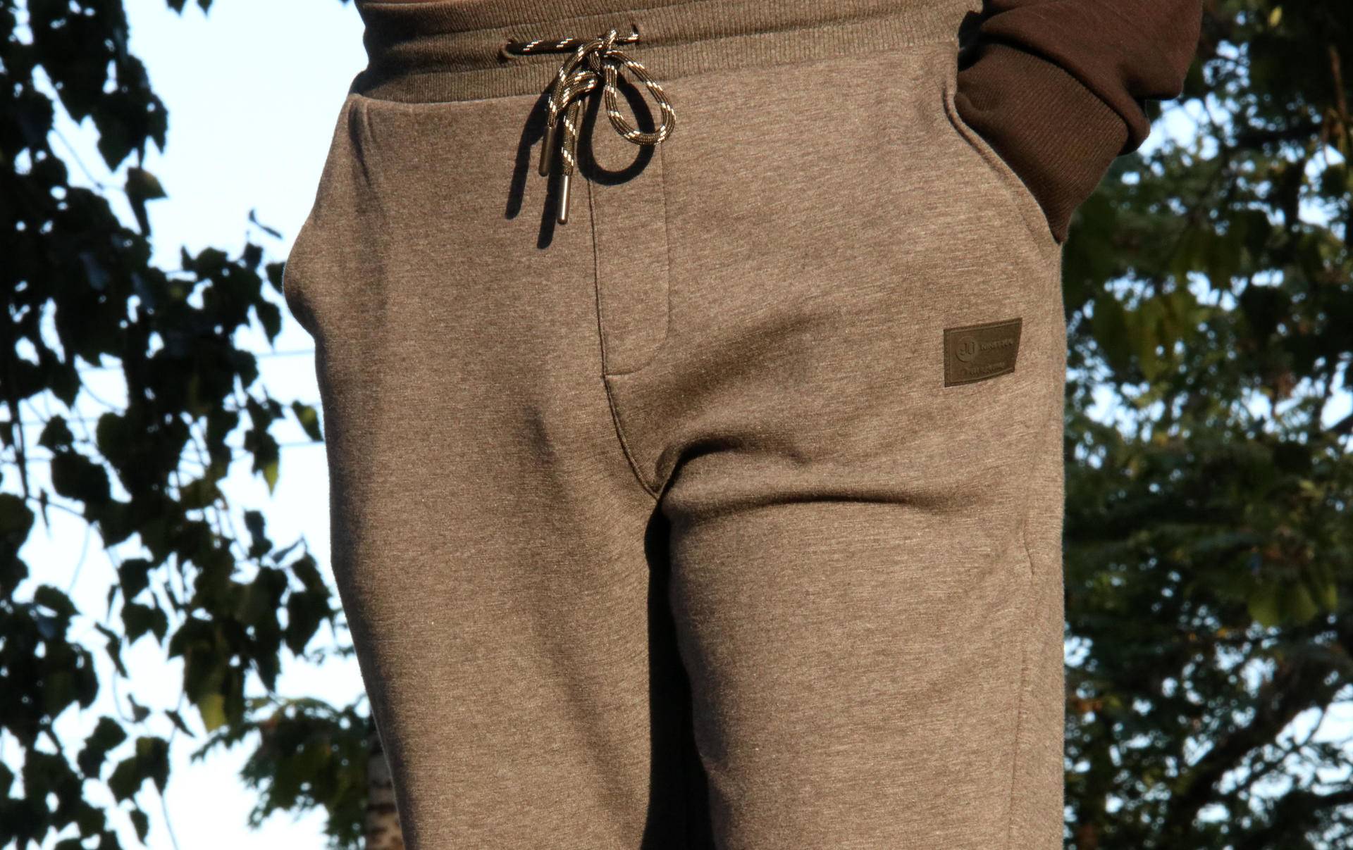 双层复合面料，妈妈们放心的温暖，90分男子加绒保暖卫裤