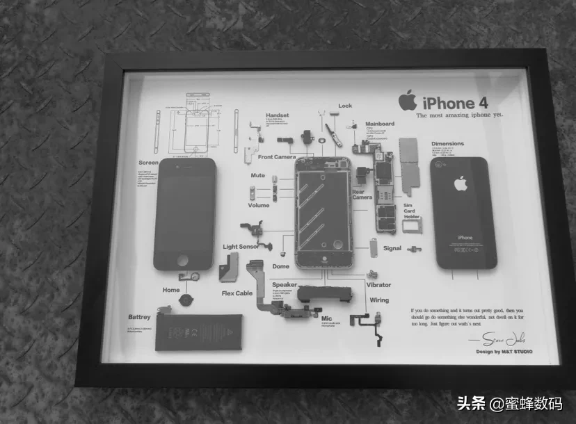 史蒂夫乔布斯经典作品iPhone4极致标本采集