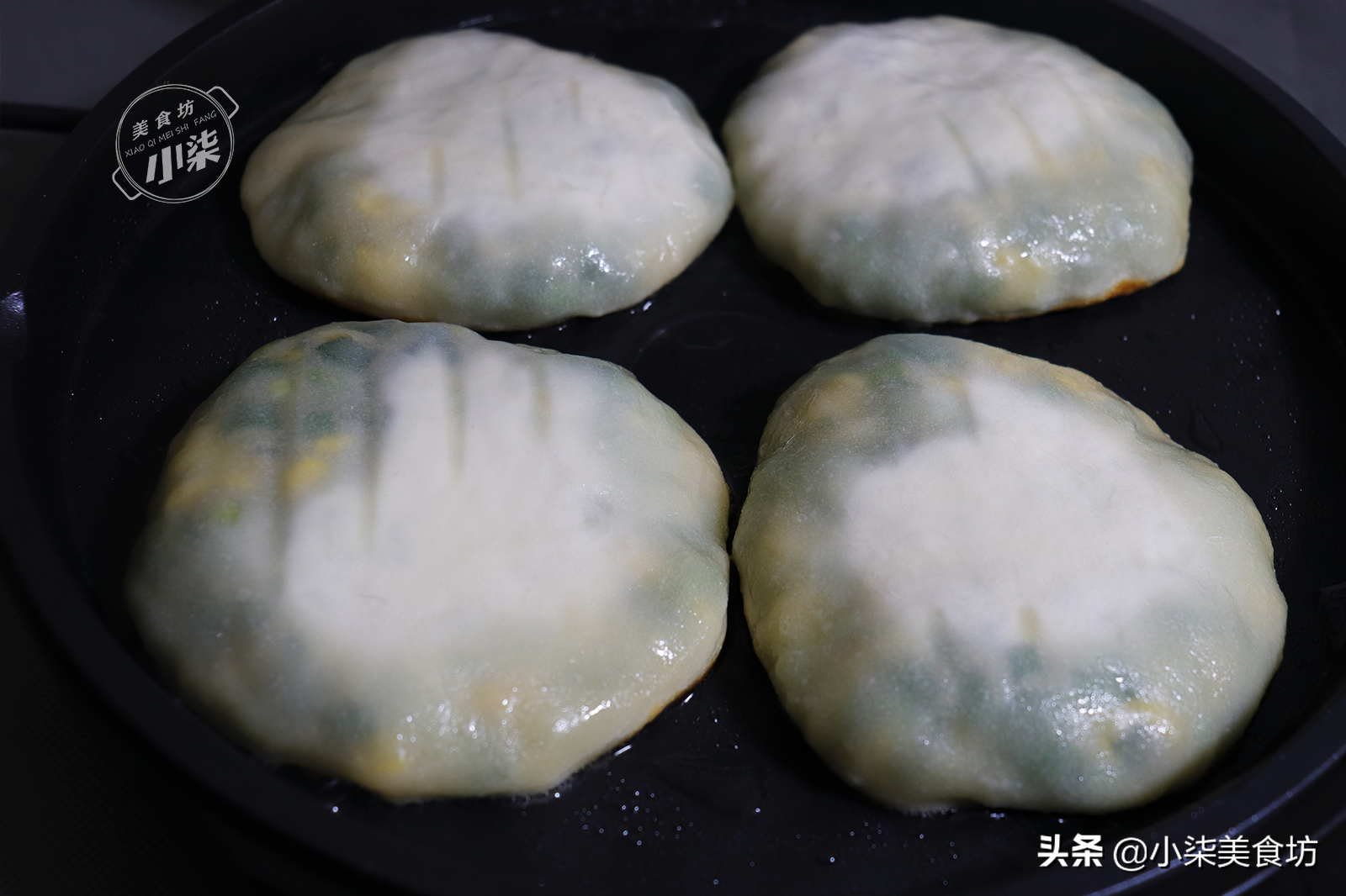 春天，韭菜餡餅新包法，不破皮不露餡，個個皮薄餡大，簡單實用