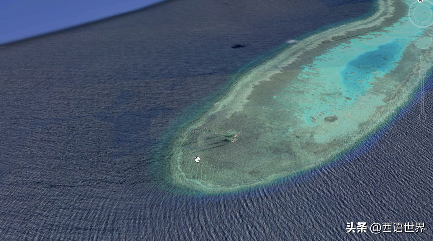 中国南沙群岛第一大礁：柏礁，可建超大的海上