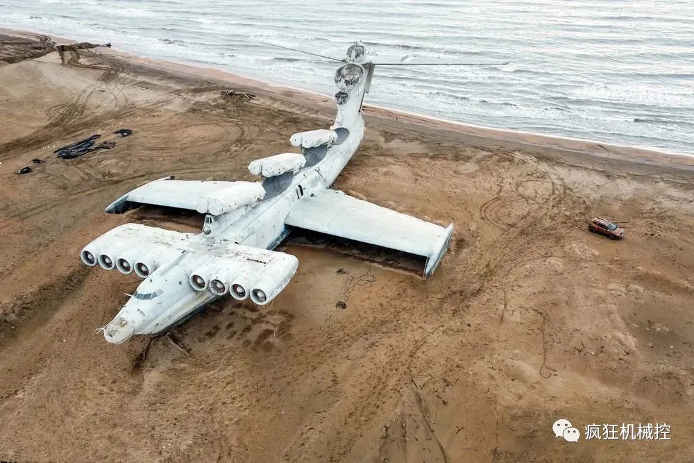 “里海怪物”地效飞行器，8台涡喷发动机，犹如外星巡洋舰