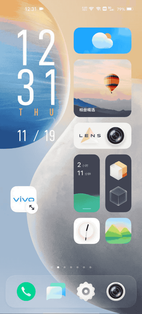 是游戏还是桌面？令人脑洞大开的几个OriginOS桌面玩法