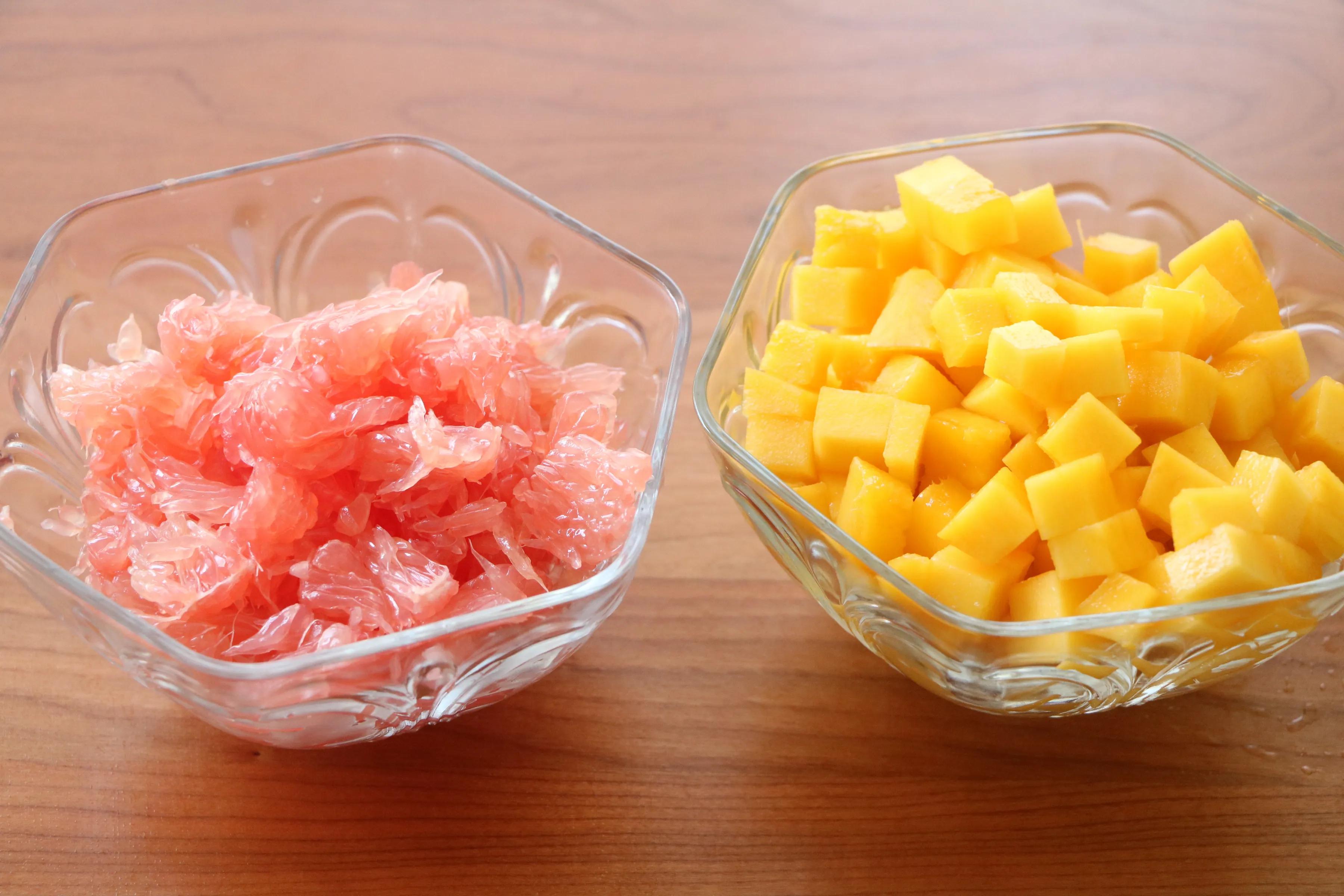 自製網紅飲品，楊枝甘露，不加糖，好喝顏值高，夏天喝太安逸了