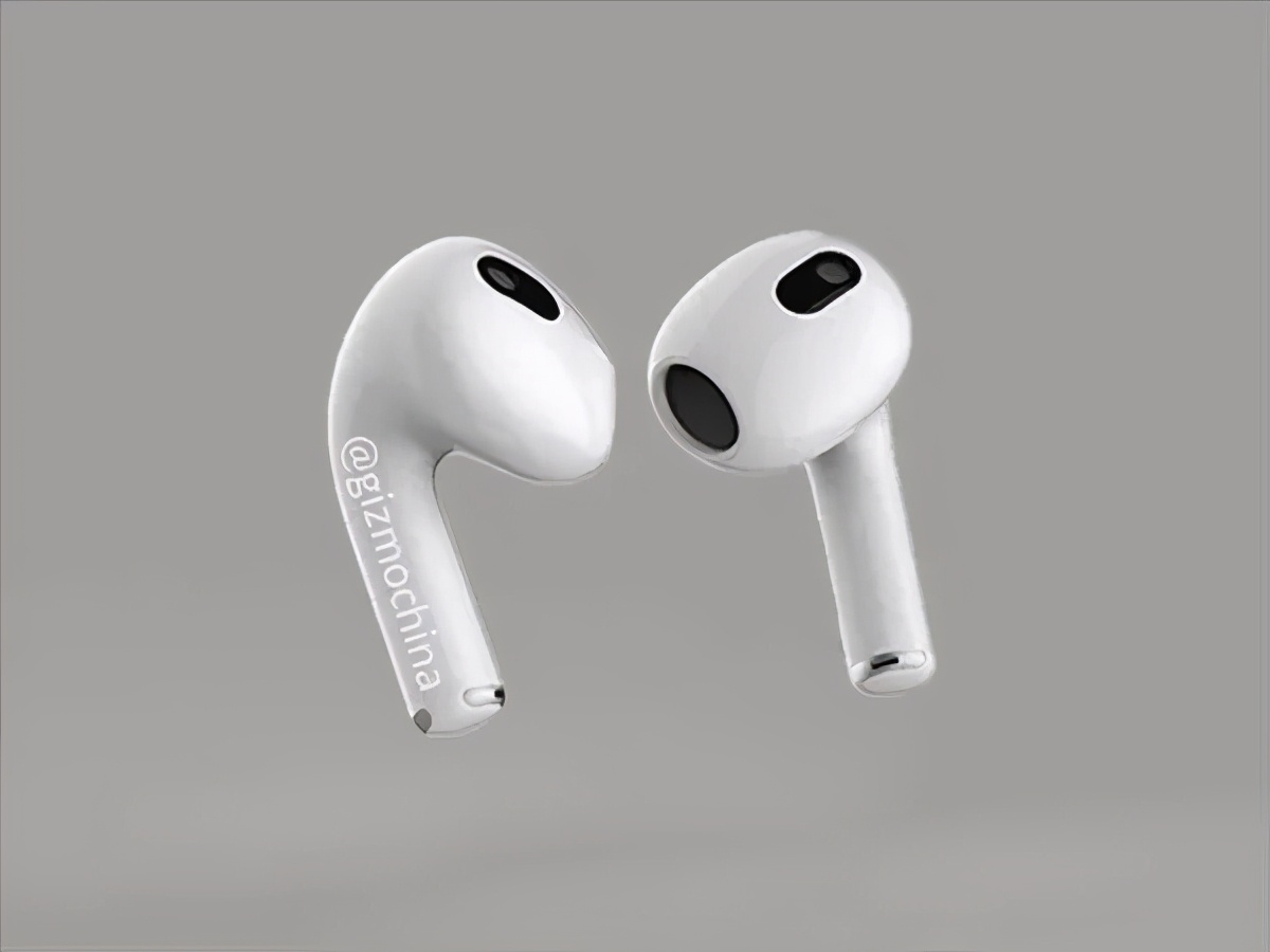 Airpods 3设计曝光 半入耳式耳机设计 延续二代的思路 自黑科技 Mdeditor