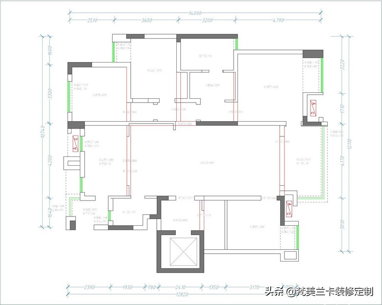 108㎡现代简约风，天生叛逆，花了35万打造黑暗系的意式轻奢