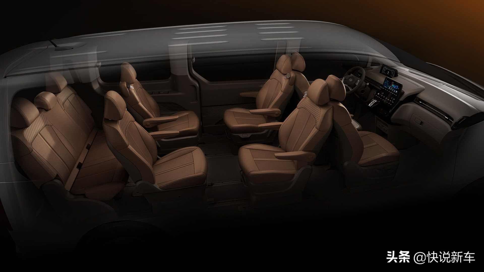 外观真的大 最多能坐11人的高端suv 现代staria系列 快说新车 Mdeditor