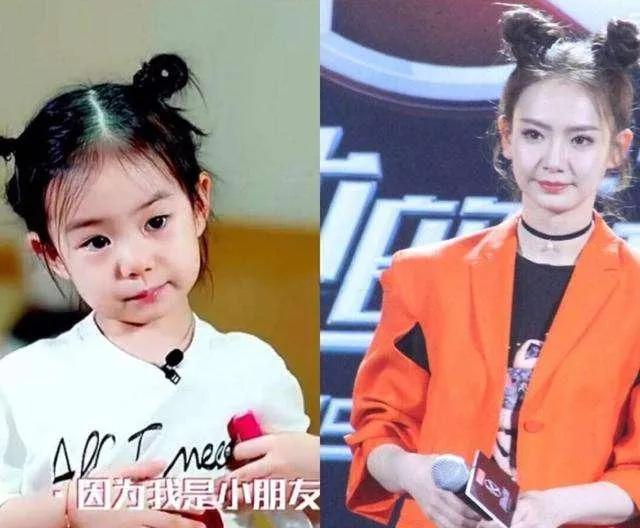 戚薇和她的女儿已经长得很像，看了杨幂女儿后