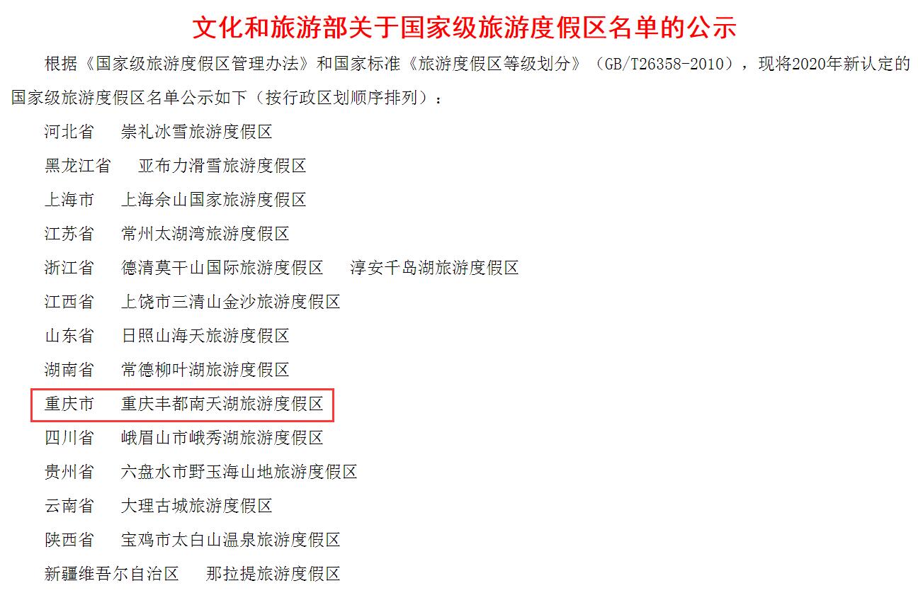 国家级旅游区有多厉害？重庆只有2个，丰都和武隆已经抢占先机