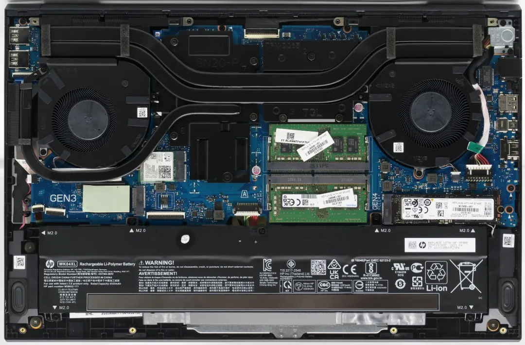 6800MB/s的SSD,80W的3050,惠普暗影精灵7评测
