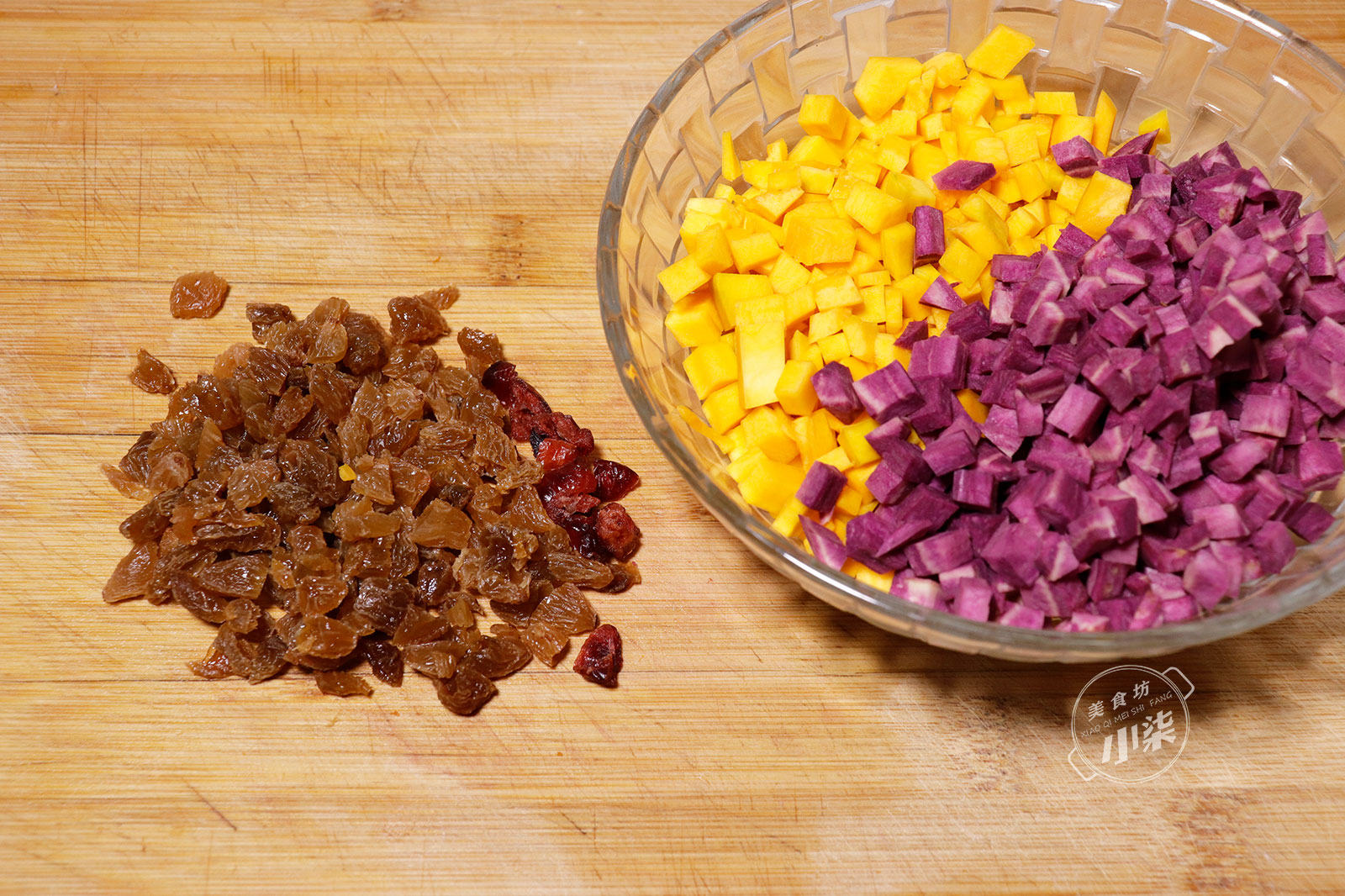 图片[6]-南瓜紫薯发糕做法 搅一搅 出锅不塌陷不回缩 比油条包子都好吃-起舞食谱网