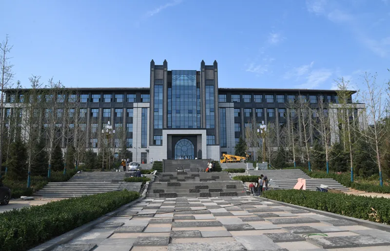 山西大学东山校区启用倒计时（实景）