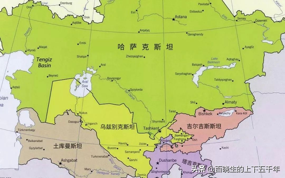 蘇聯十五個加盟共和國名稱的由來