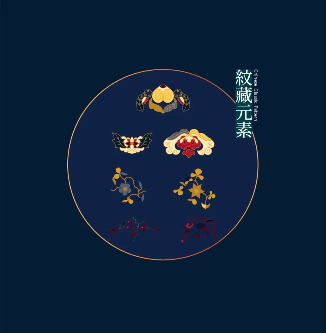 好看！中国古典服饰-云肩纹样图案之美