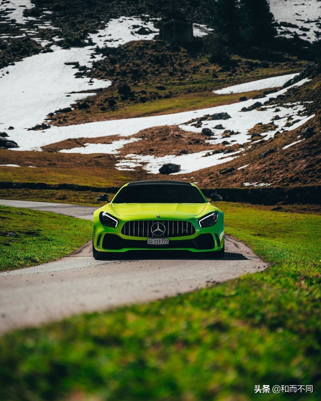 奔驰AMG GT-R绿魔诱惑，这颜色真TM像极了爱情