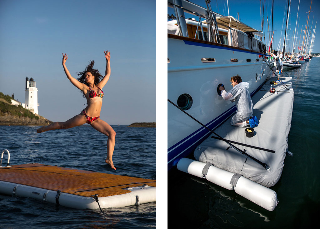 NautiBuoy Marine多功能休閑充氣浮臺，打造一個海上“私人島嶼”