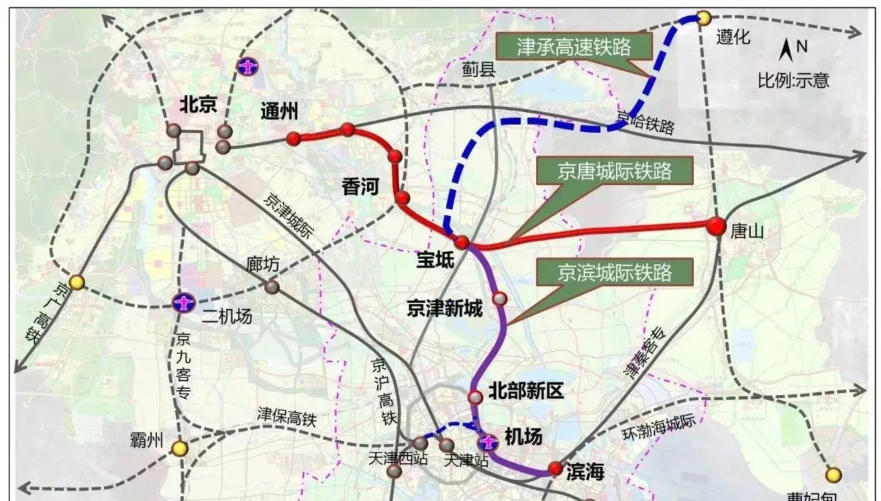 京唐城际通车后唐山三个站点的停靠数量会如何呢一起来看看