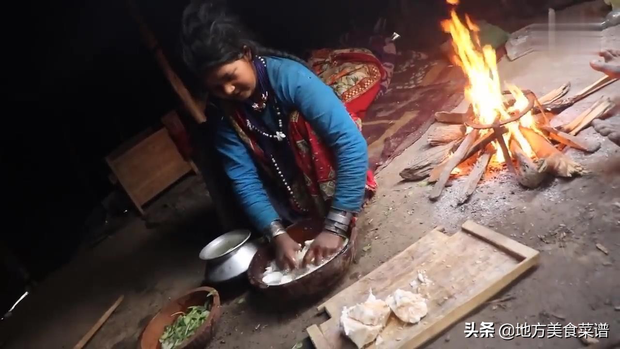 尼泊尔穷人的生活，水煮冬瓜配米饭，菜里没有