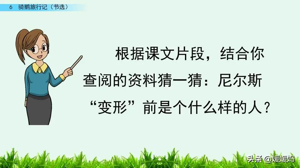 六年级下册语文第6课《骑鹅旅行记(节选)》图文详解及同步练习
