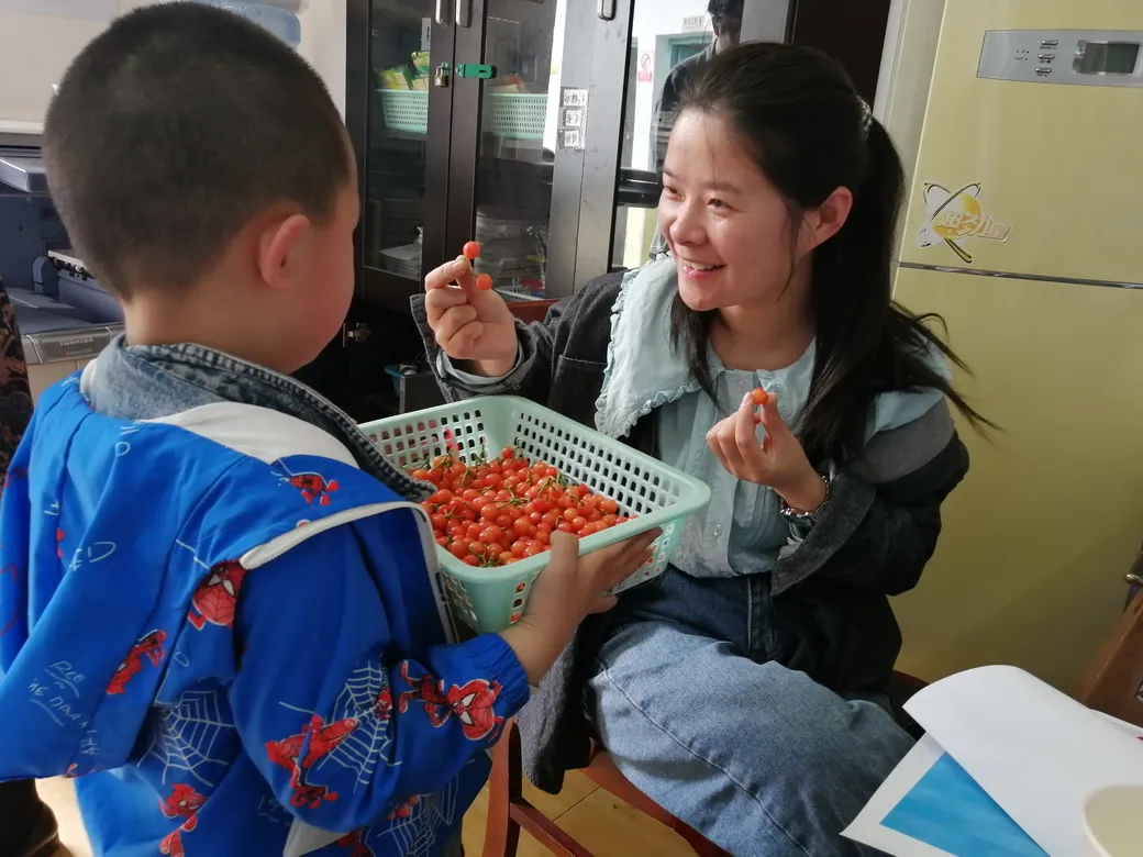 天府新区华阳幼儿园西区开展“幼儿园里的樱桃树”主题活动