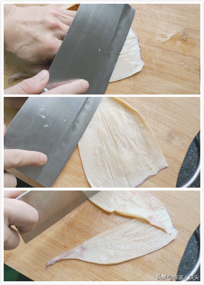 鸡肉配2个鱿鱼，这样做鸡骨头都舍不得吐，越嚼越香，味道真的好