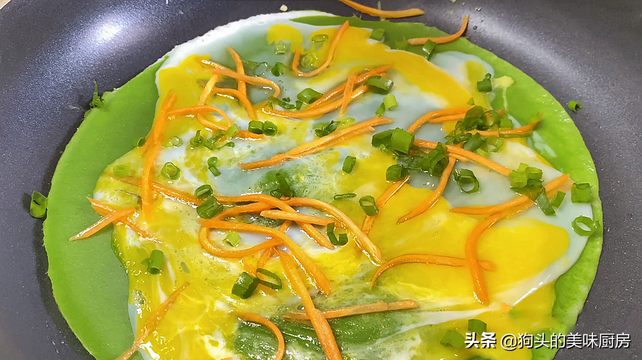 我家最爱的早餐之一，筷子搅一搅，2分钟出锅，好吃营养又均衡